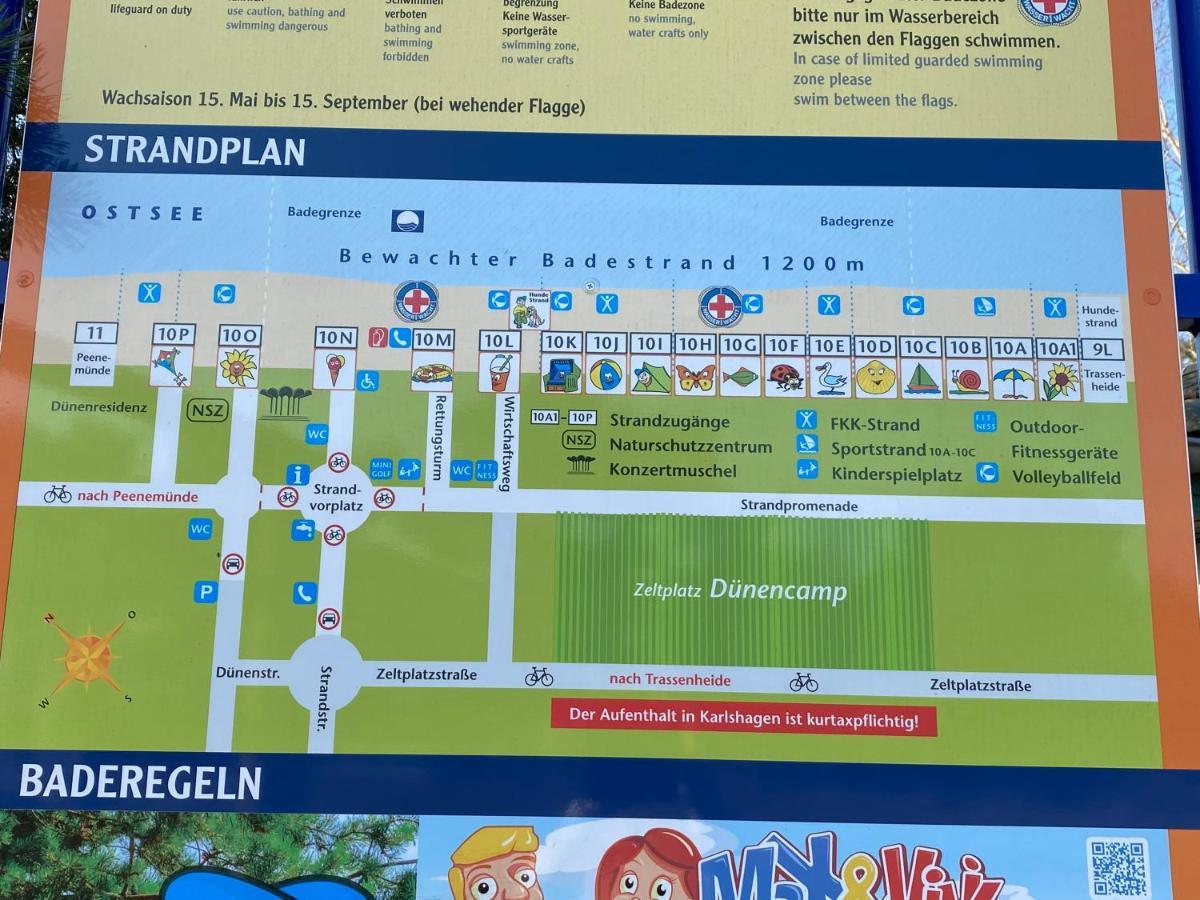 Duenenresidenz Karlshagen - Ferienwohnung Ginsterweg 外观 照片